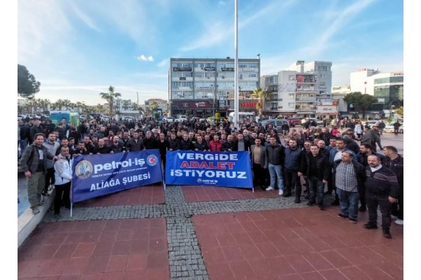 İşçiler: Vergide adalet istiyoruz!