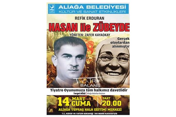 ‘HASAN İLE ZÜBEYDE' ALİAĞA'DA