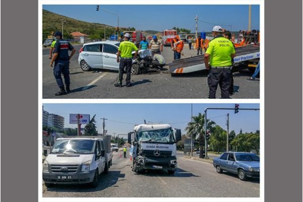 İKİ AYRI KAZA, 9 YARALI