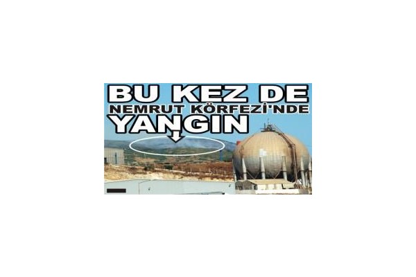 BU KEZ DE NEMRUT KÖRFEZİ'NDE YANGIN