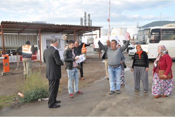 STAR RAFİNERİ’SİNDE ESNAF EYLEMİ…