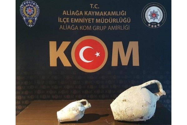 ALİAĞA KOM’DAN TARİHİ ESER OPERASYONU