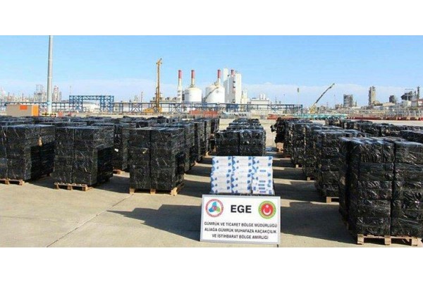 500 BİN PAKET KAÇAK SİGARA ELE GEÇİRİLDİ