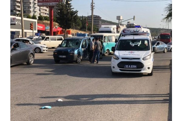 ALİAĞA’DA TRAFİK KAZASI: 1 YARALI