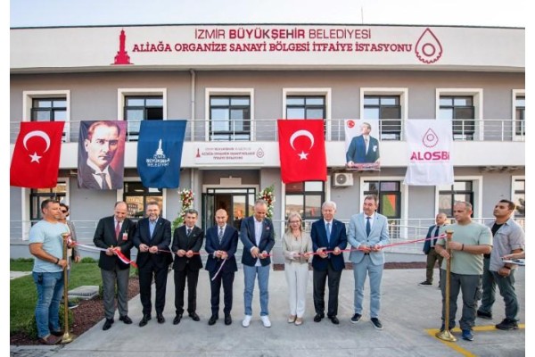 ALOSBİ İtfaiye Merkezi açıldı