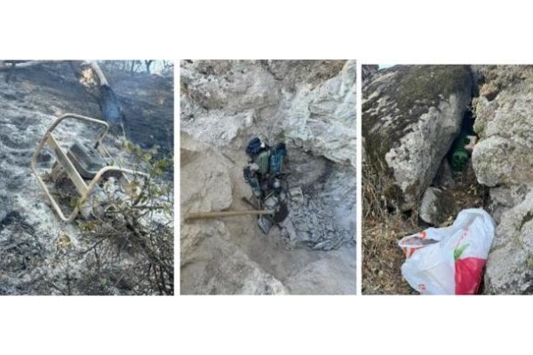 Yangını kaçak kazı yapanlar çıkarmış