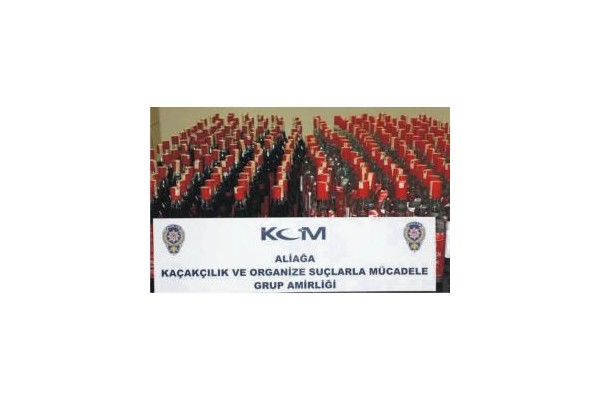 Aliağa’da kaçak içkiye geçit vermediler