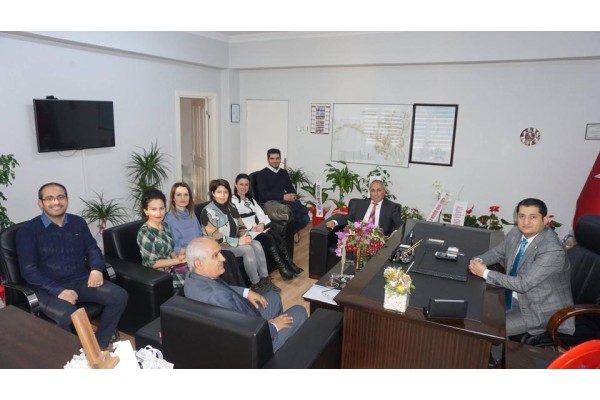 PROJE EKİBİ, ERDAL BAYHAN’I ZİYARET ETTİ