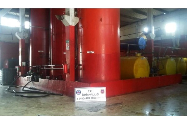 ALİAĞA'DA KAÇAK AKARYAKIT OPERASYONU