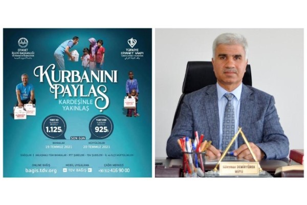 VEKÂLETLE KURBAN FİYATI BİN 125 TL