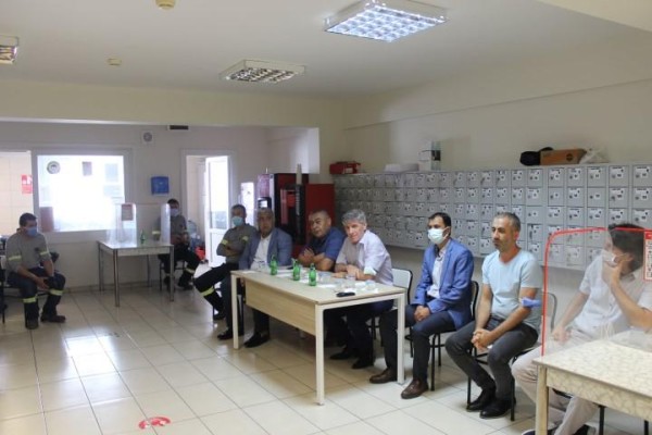 AKYÜZ, RAVAGO İŞÇİLERİYLE BİR ARAYA GELDİ