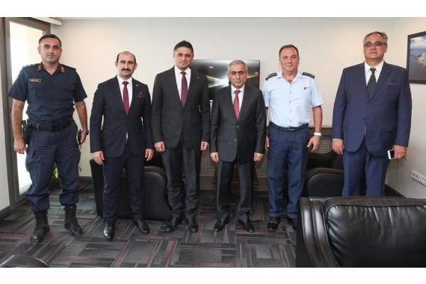 İlçe protokolünden Kaymakam Güney’e ziyaret