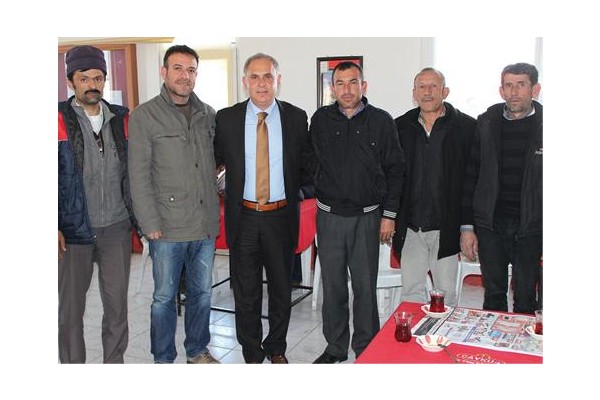 YORULMAZ ALİAĞA KAMYON GARAJINI ZİYARET ETTİ