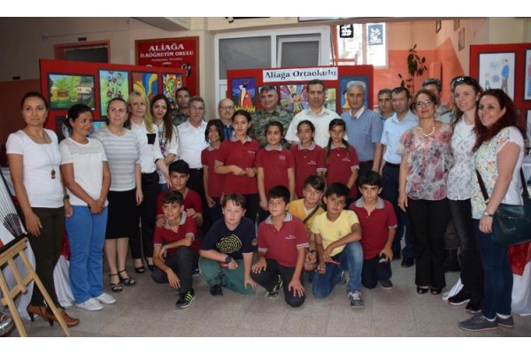 ORTAOKUL ÖĞRENCİLERİNDEN YILSONU SERGİSİ