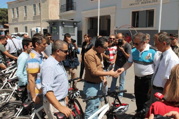 FOÇA’DA EMNİYET PEDALLARLA DAHA HIZLI SAĞLANACAK