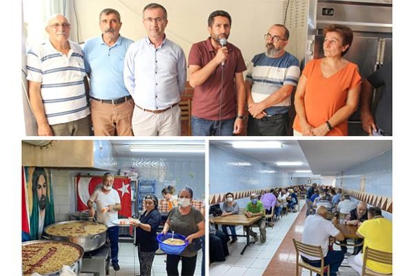 Canlar aşure etkinliğinde bir araya geldi