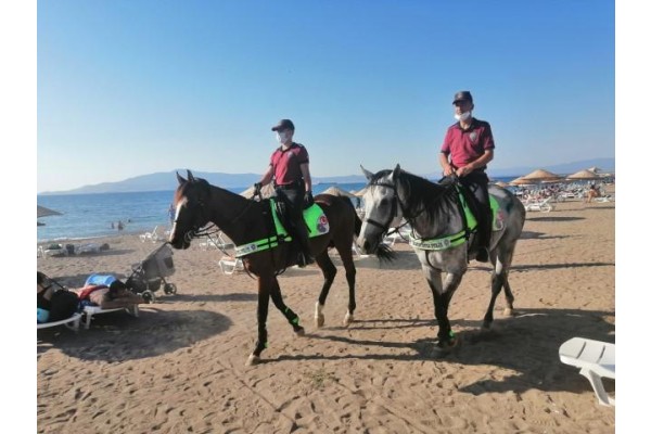 ATLI POLİSLER DEVRİYEYE DEVAM EDİYOR