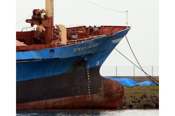 SAMSUN LİMANI’NDAKİ GEMİ, SÖKÜM İÇİN ALİAĞA’YA GELECEK