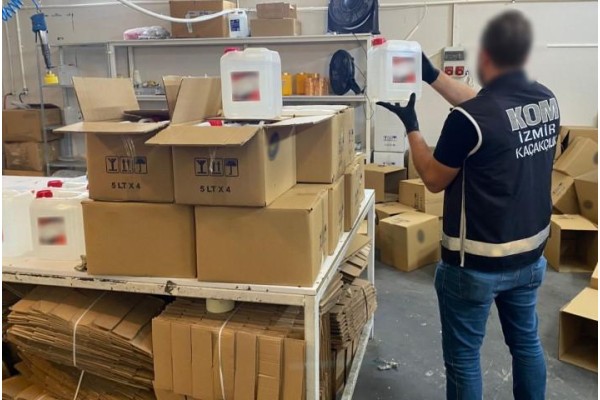 40 ton etil alkol ele geçirildi