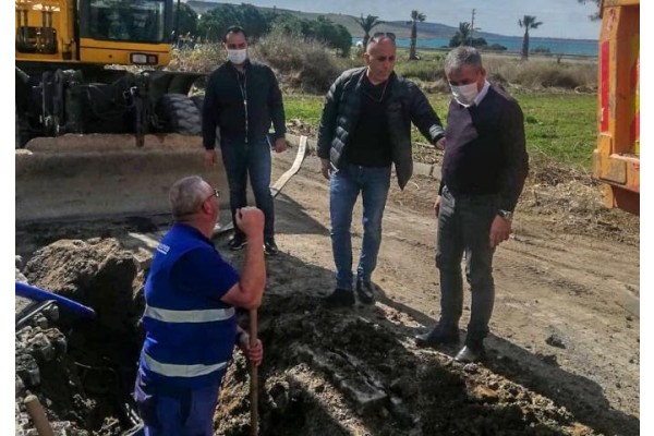 HACIÖMERLİ’NİN TEMİZ SU HATTI YENİLENİYOR