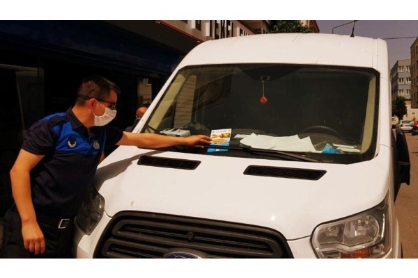 “ENGELLİ YOLLARINA ARAÇ PARK ETME”