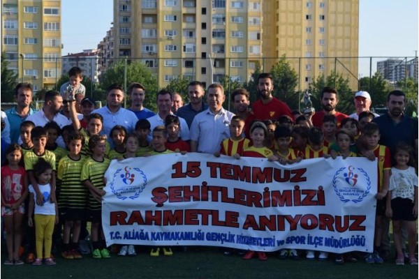 15 TEMMUZ FUTBOL TURNUVASI TAMAMLANDI
