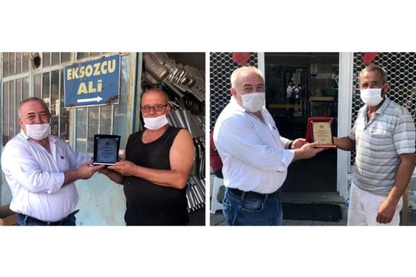 ESNAFA AHİLİK PLAKETİ