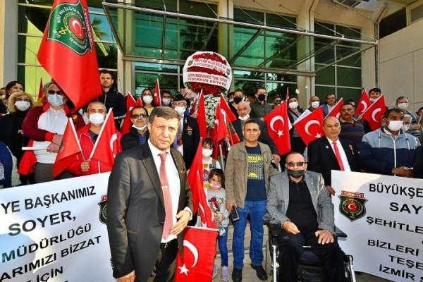 GAZİ VE ŞEHİT YAKINLARINDAN SOYER’E TEŞEKKÜR