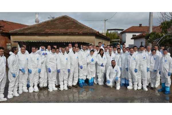 İZMİR'DE ŞAP HASTALIĞI EĞİTİMİ VE TATBİKATI