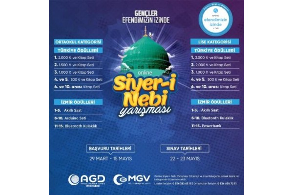 AGD’DEN ONLİNE SİYER-İ NEBİ YARIŞMASI