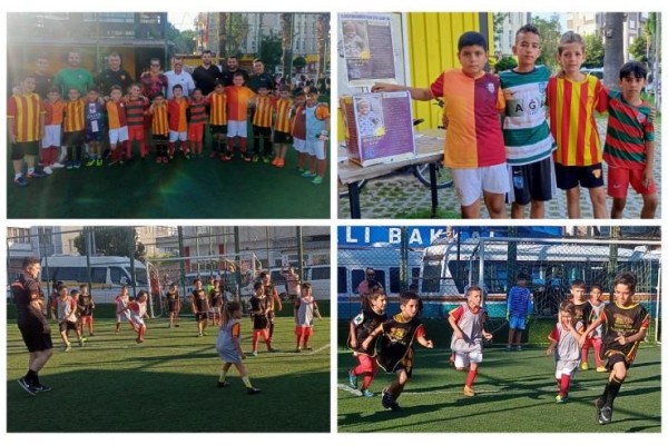 Güneş bebek için futbol turnuvası düzenlendi