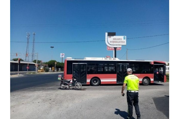 HELVACI KAVŞAĞINDA KAZA: 1 YARALI