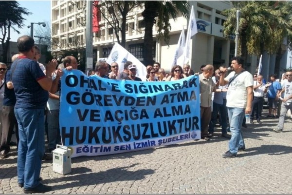 EĞİTİM-SEN'DEN KHK TEPKİSİ