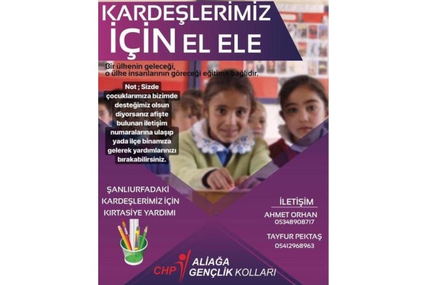 ‘KARDEŞLERİMİZ İÇİN EL ELE’