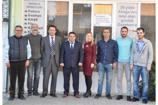 YENİ MÜDÜRDEN ALİAĞA EKSPRES’E ZİYARET