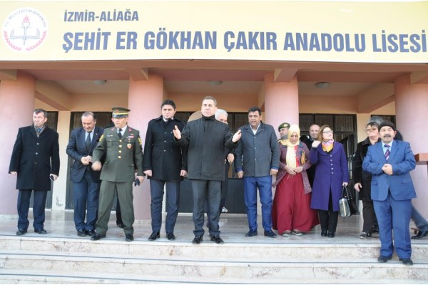 ŞEHİT ER GÖKHAN ÇAKIR'IN İSMİ LİSEYE VERİLDİ