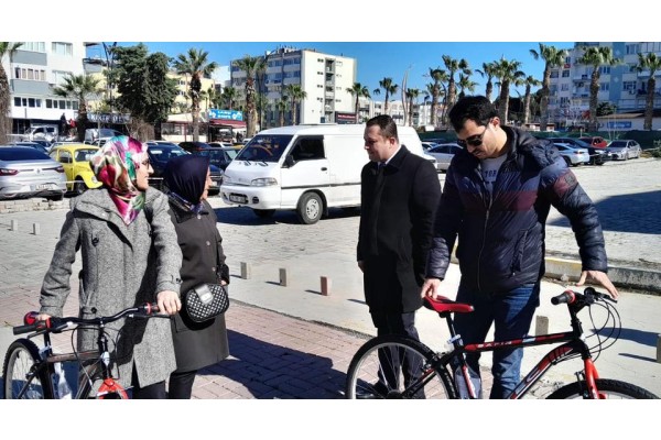 Yiyitalp, bisiklet sözünü yerine getirdi