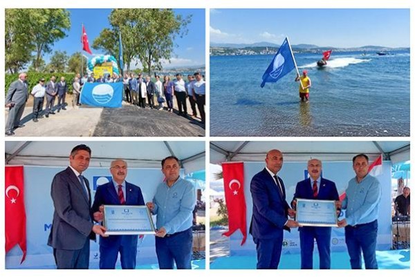 Polis Plajı’na ‘Mavi Bayrak’