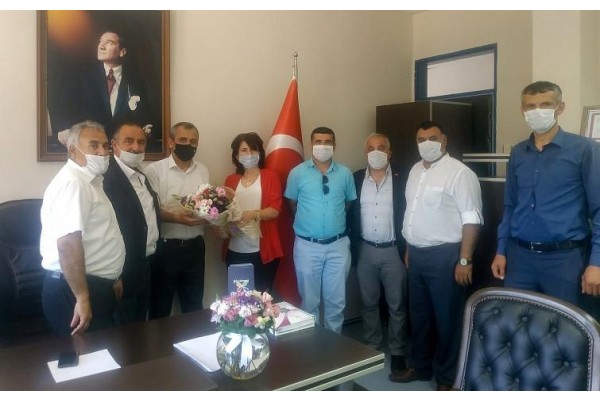 MHP’DEN KOÇYİĞİT’E HAYIRLI OLSUN ZİYARETİ