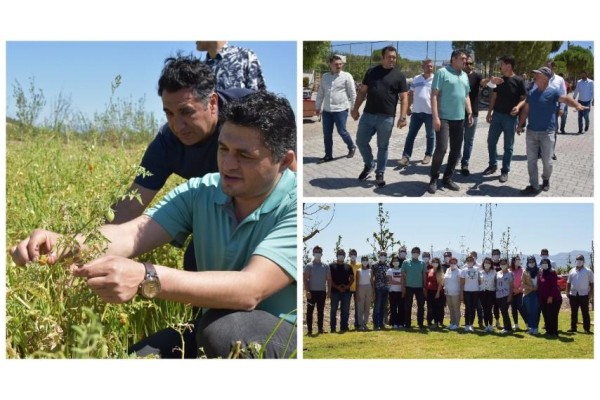 HAFTA SONUNU ÇALIŞANLARLA SAHADA GEÇİRDİ