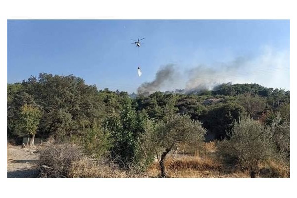 ÖRLEMİŞ’DE ORMAN YANGINI