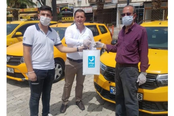 TAKSİLER DEZENFEKTE EDİLDİ