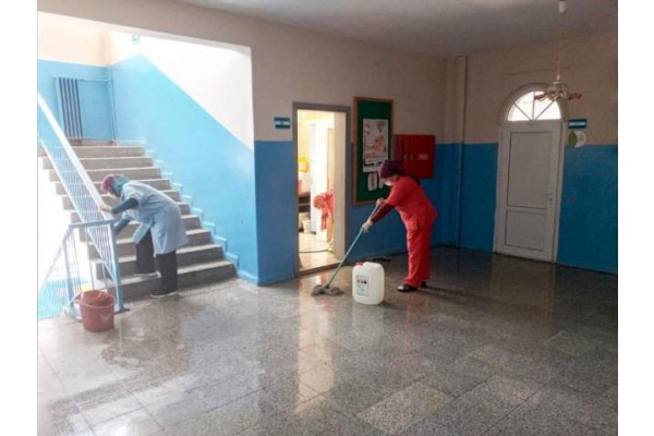 OKULLAR SINAVLAR İÇİN DEZENFEKTE EDİLDİ