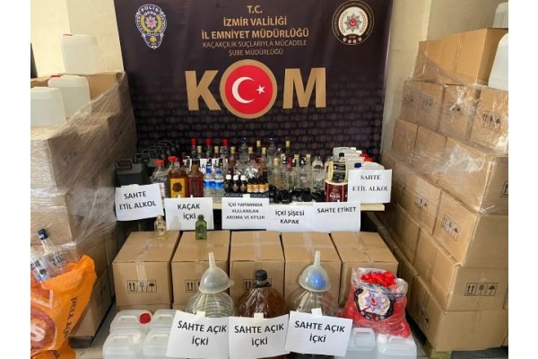 24 ton etil alkol ele geçirildi