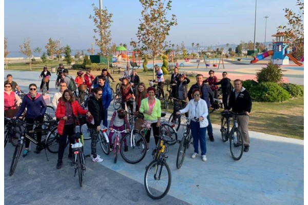 ÖĞRETMENLER BİSİKLET TURU DÜZENLEDİ