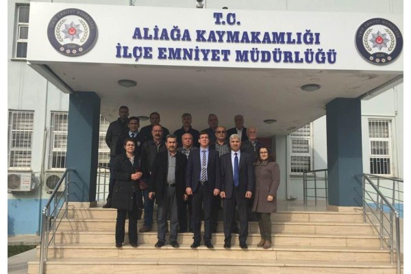 MUHTARLARDAN EMNİYET MÜDÜRÜ UĞURTAŞ’A ZİYARET