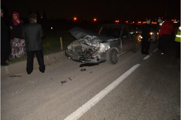 YURTTAŞLAR KAVŞAĞI’NDA TRAFİK KAZASI: 1 YARALI