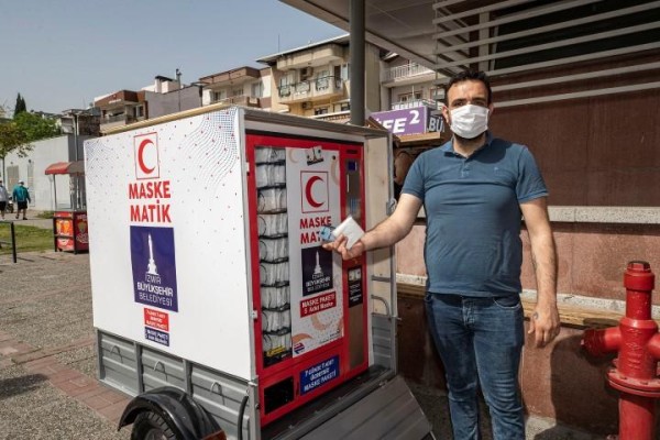 BÜYÜKŞEHİR’DEN İLÇELERE 140 BİN MASKE