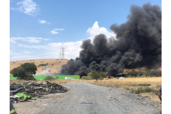 HURDALIK ALANDA YANGIN