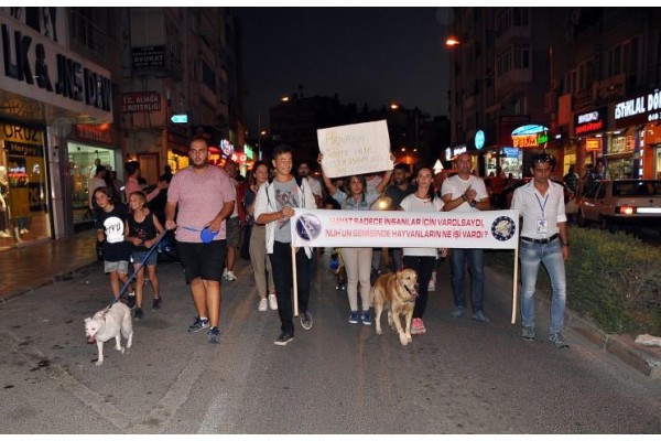 HAYVANSEVERLER ‘MİA’ İÇİN YÜRÜDÜ